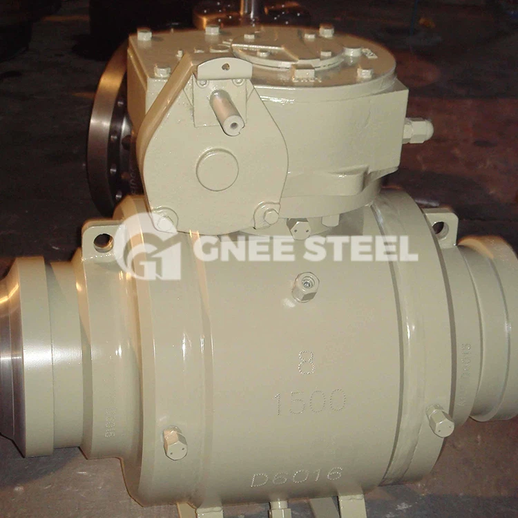 Valvola a sfera montata