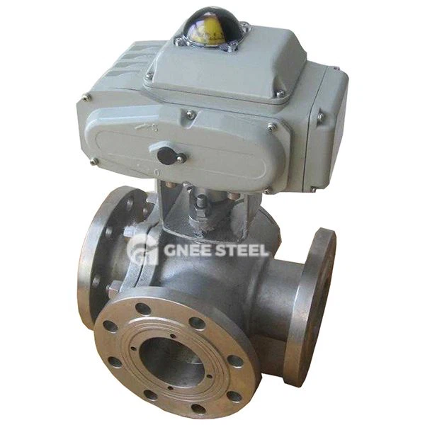 Valvola a sfera elettrica a 3 vie