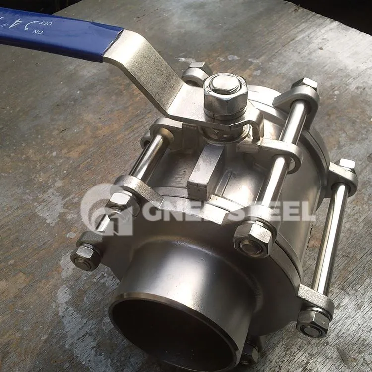 Valvola a sfera con saldatura di testa