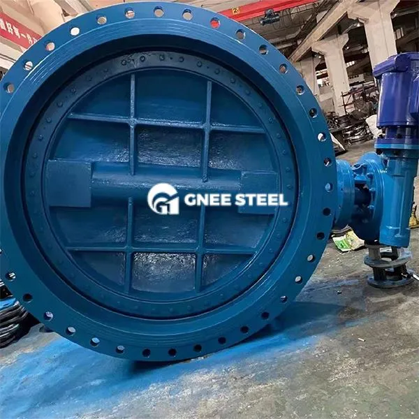 Valvola a farfalla a doppia flangiata in ferro duttile