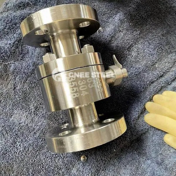 Valvole a sfera ad alta pressione in acciaio forgiato