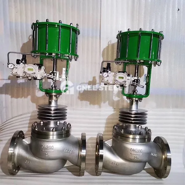 Valvole a globo pneumatiche