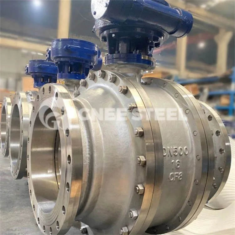 Valvola a sfera Trunnion in acciaio inossidabile